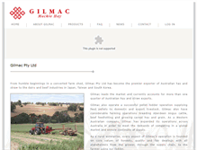 Tablet Screenshot of gilmac.com.au